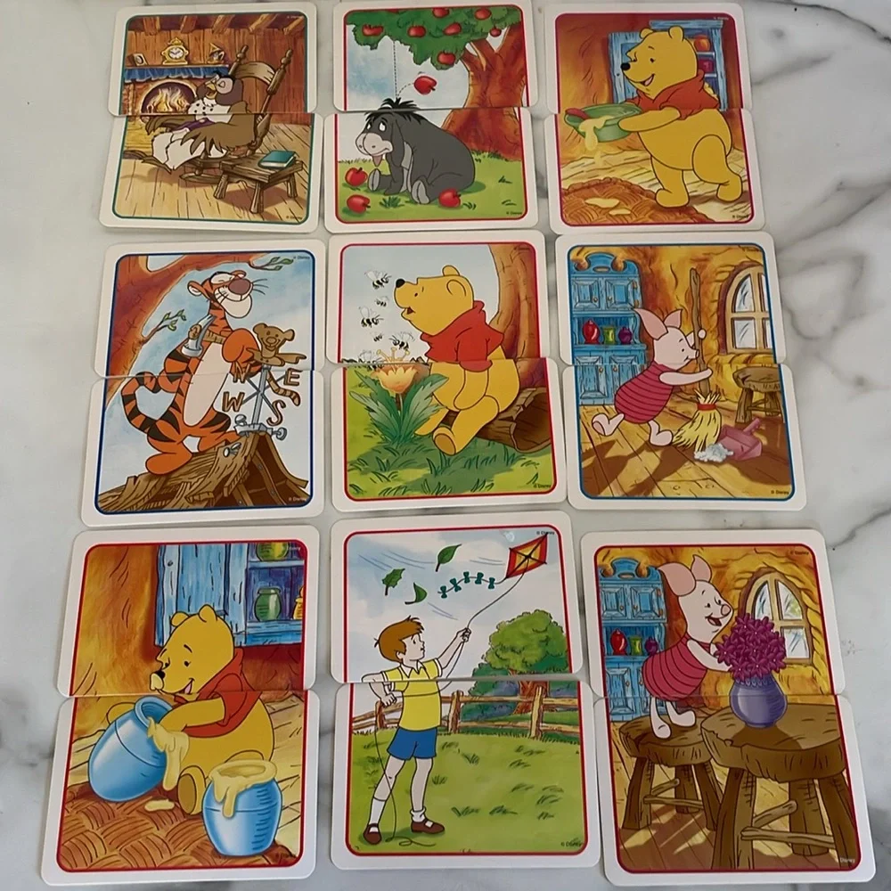 2008 Disney I Can Learn With Pooh Learning Cards - Pooh's Go-Together Game